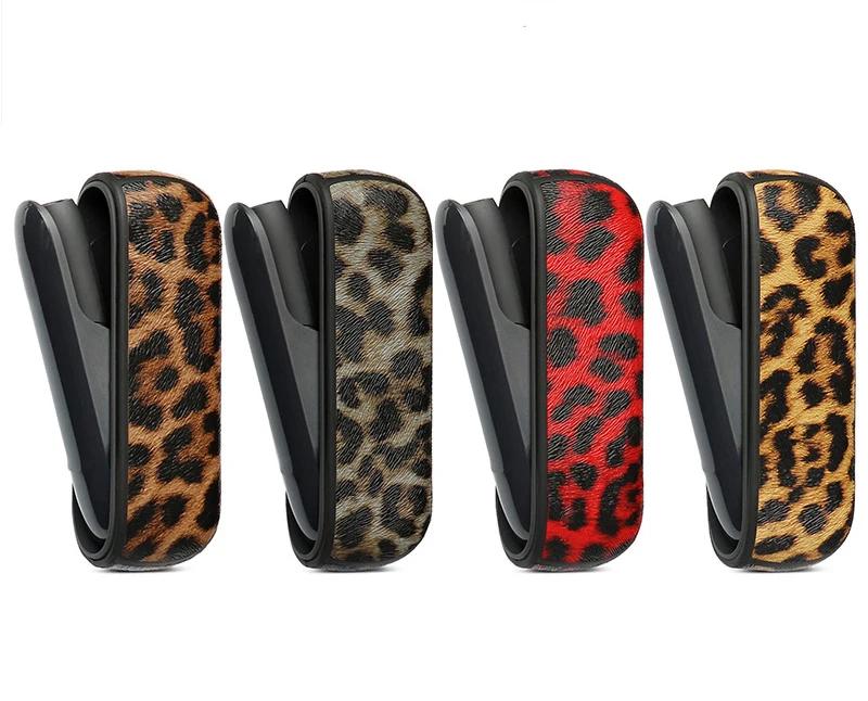 
Luxury Fashion Leopard Pattern Case Leather Protective Cover Case for IQOS 3.0 