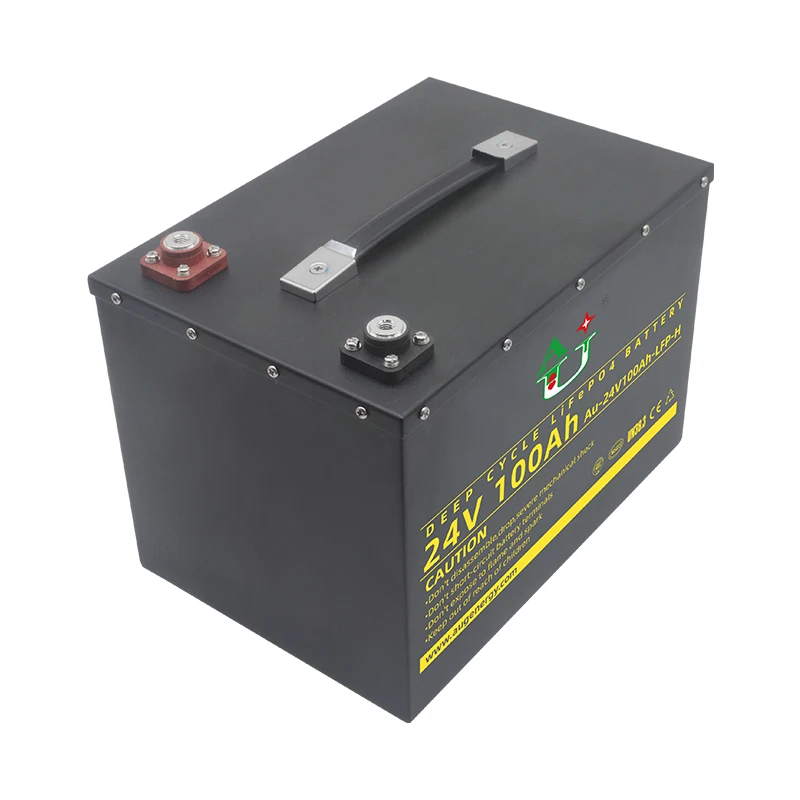 Manufacturer Sale Customized 24V LiFePo4 Prismatic cell 24V 100Ah 120Ah Lithium Iron Phosphate Battery for EV/Yacht