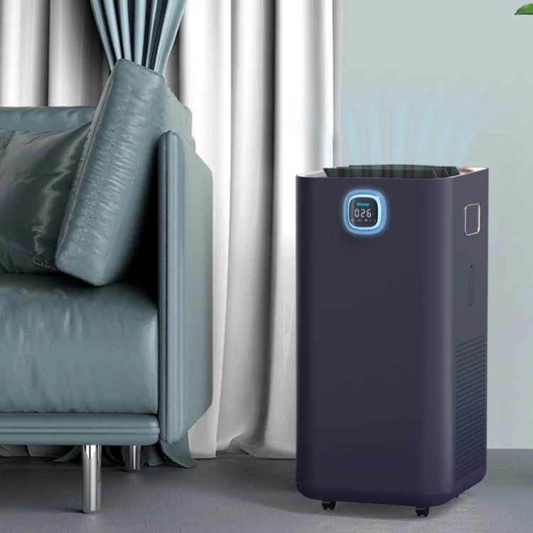 Hot Sale Five In One True Hepa Filter Home Living Room Bedroom Blue Air Purifier