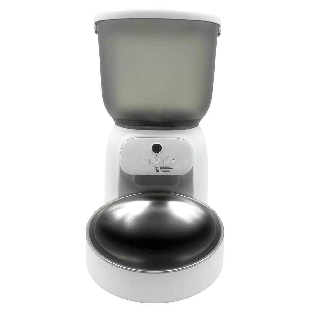 New Smart Wifi Slow Auto Dog Cat Smart Pet Feeder Wifi Mobile Phone App Remote Control Microchip Automatic Pet Feeder With 4L