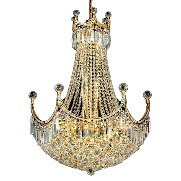 Interior design clear Crystal House Decoration Hotel Wedding Crystal Ceiling Lamp Globe Pendant Light Crystal Chandelier
