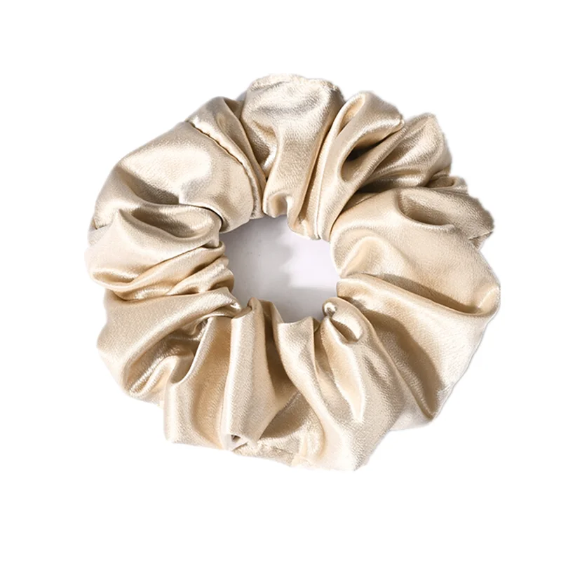 Haargummi Damen Satin Kinder Seide Logo Seiden Haargummi