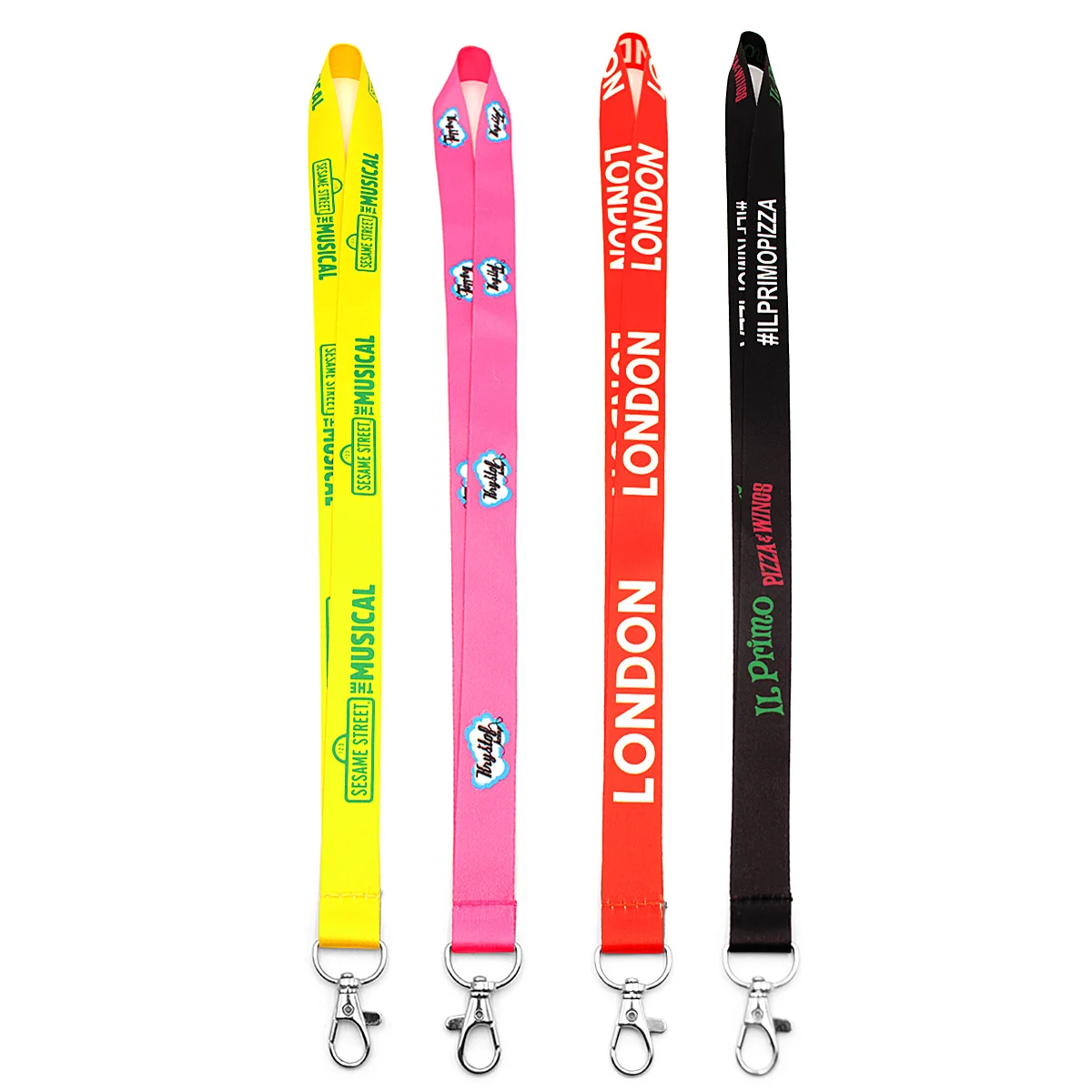 Full Style Lanyards With Logo Custom High Quality Neck Sublimation Polyester Key Chain Strap Customized Printed Lanyard