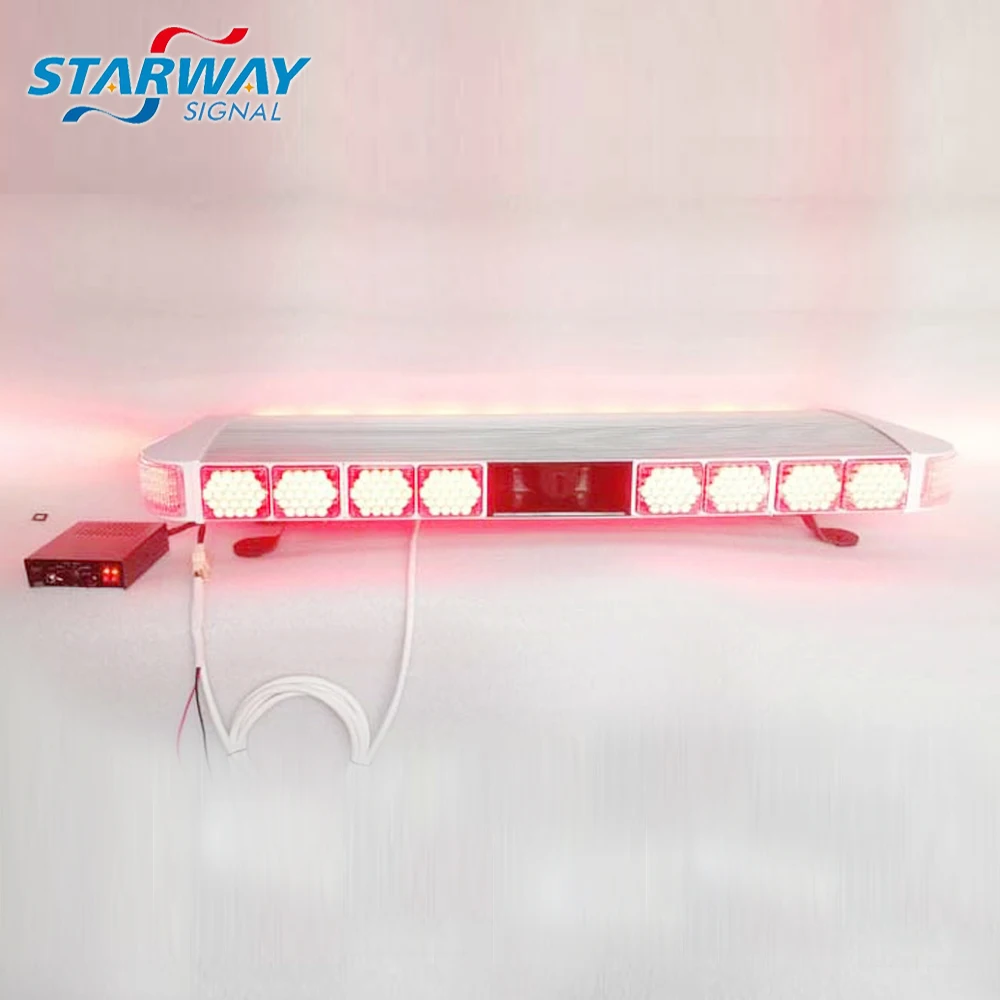 Starway Waterproof LED Flashing Light Bar for Construction CE Aluminum Full LED Lightbar 12V All Cars 0.5W Leds 2 Years LED5501