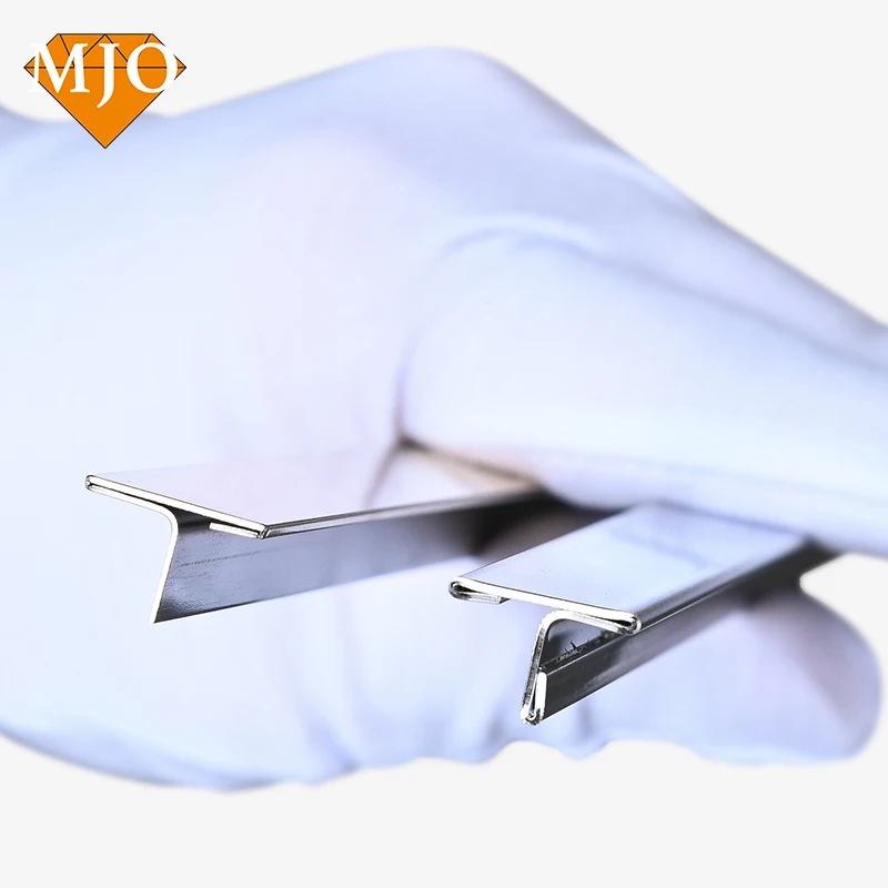 Foshan Manufacturer MJO Stainless Tile Trim Metal Tile Trim For Wall Or Floor Decoration T Channel Decoration Strip OEM Logo