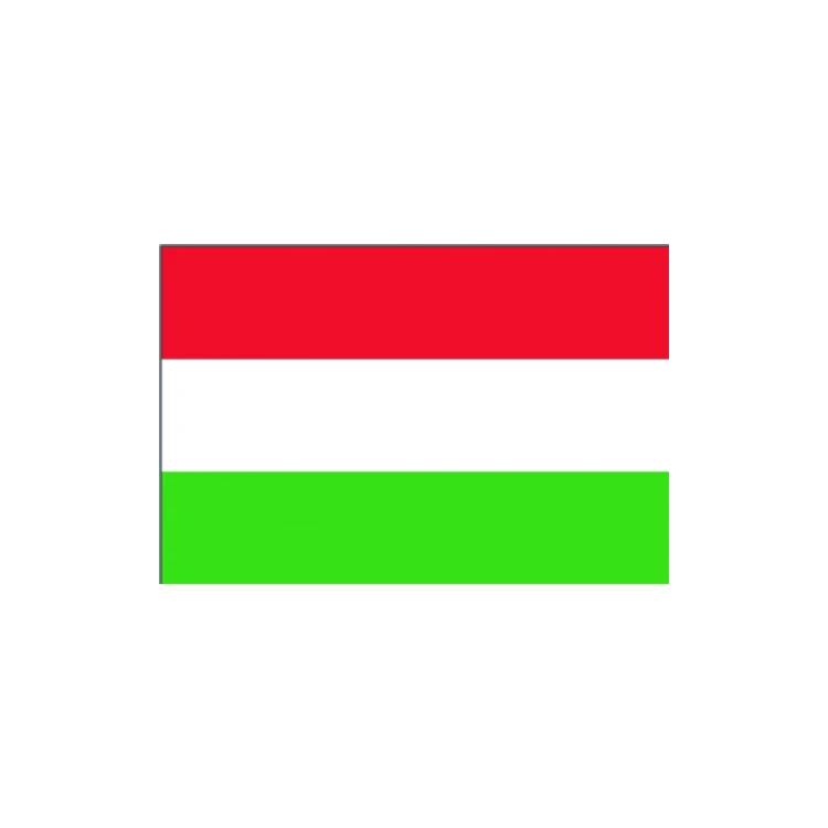 Hungary national free sample multiple country flags polyester printed large custom flags  red white blue flag