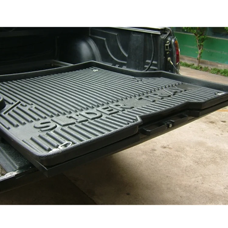 Slide tray for truck bed liner