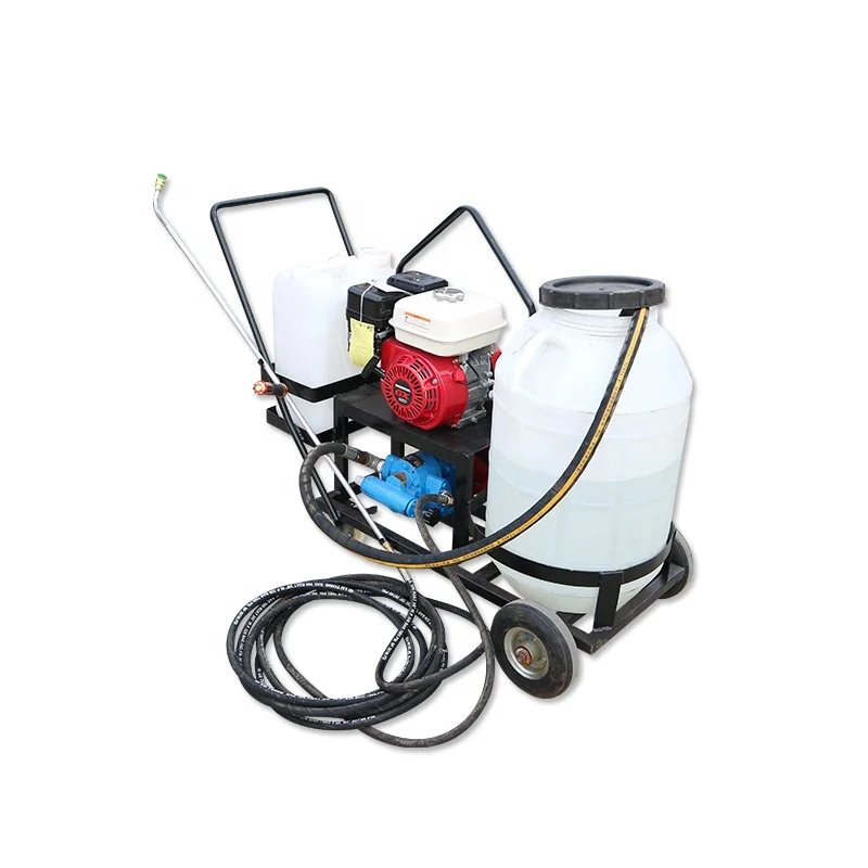 
High efficiency emulsifying asphalt spreader with gasoline engine for construction subject in china 