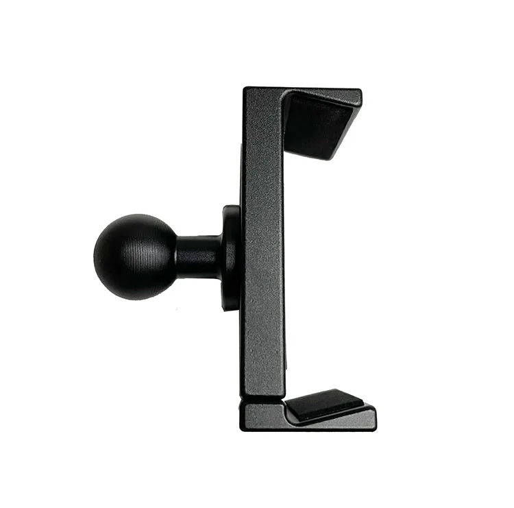 Strong Spring Aluminum Universal Phone Mount Holder with 20mm Ball for Heavy Duty Off-Road Mounting Arms