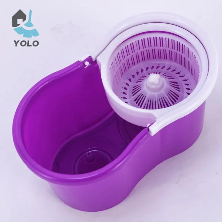 Бытовая 360 Волшебная вращающаяся швабра и ведро из нержавеющей стали корзина для сушки легко очищаемая Швабра микрофибры