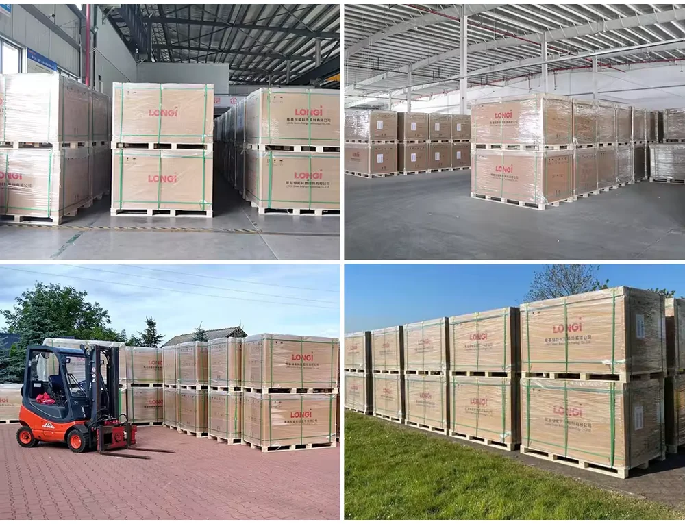 Longi HiMO 6 Solar Power Pv Module 440w  420w 585W 595W 605W 620W Sun Energy Panel In Europe Warehouse