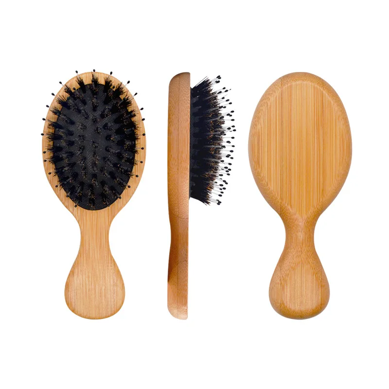 2024 New Style degradable Nature Bamboo/Wooden long hair for women Fashion Hair Brush scalp Massage Comb