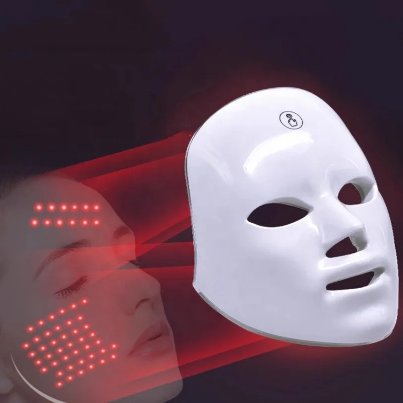 LED Mask Face Colorful Light Therapy Facial Skin Care Rechargeable Beauty Mask Phototherapy Face Lifting Whitening Beauty Device