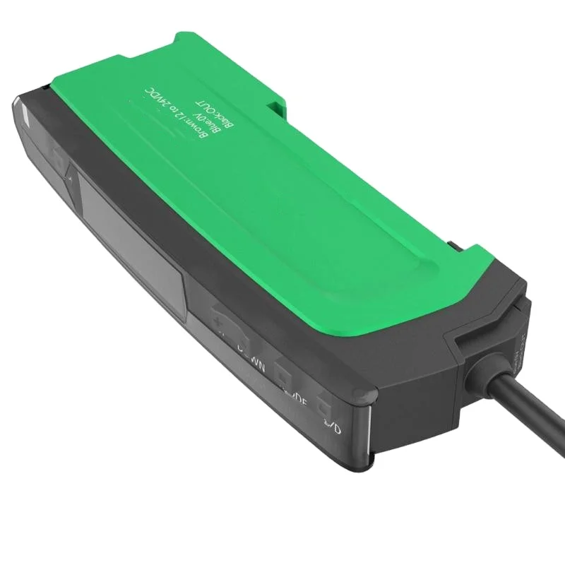 Оптоволоконный датчик senso с цифровым дисплеем, оптоволоконный датчик высокого качества