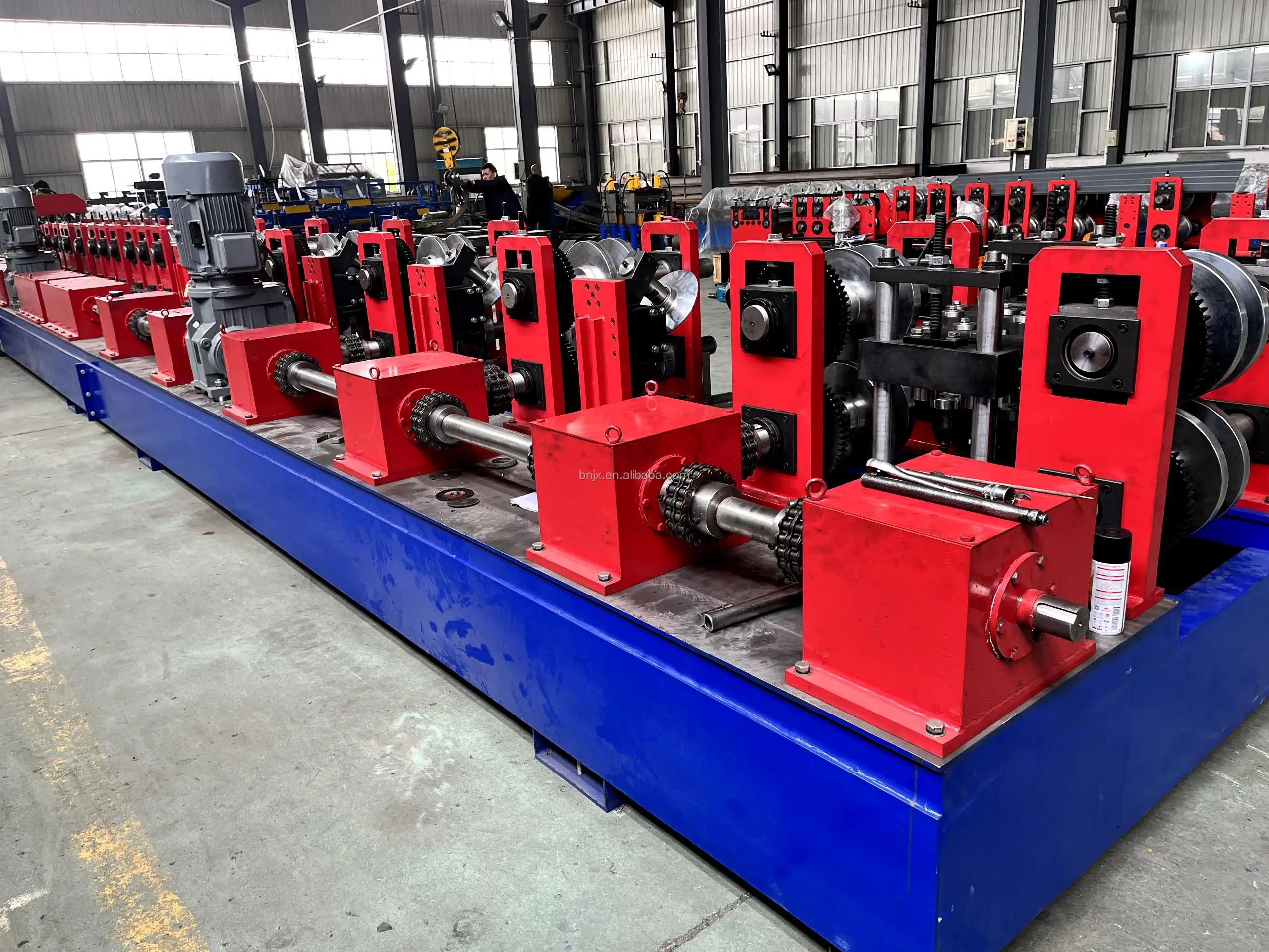 Highspeed Precut C Z 100 Purlin Making Roll Forming Machine for Automatic Interchangeable CZ Steel Fast