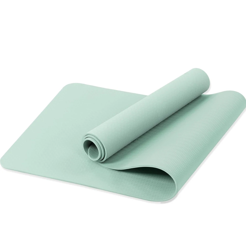 New OEM custom 183*61*0.6cm Eco Friendly Non-Slip Yoga Mat Fitness Yoga Mat Exercise TPE Yoga Mat