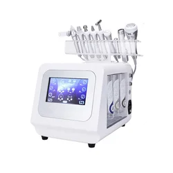 HydroDermabrasion Facial 9 Handle Water Oxygen MicroCarving Peeling Machine Skin Care Deep Cleansing Jet Moisturizing Instrument