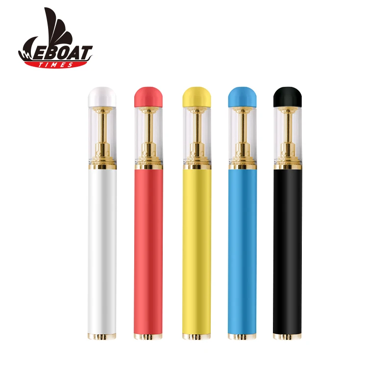 grreat quality ceramic coil heating 1.0ml glass disposable vape pen thick oil empty cbd vaporizer