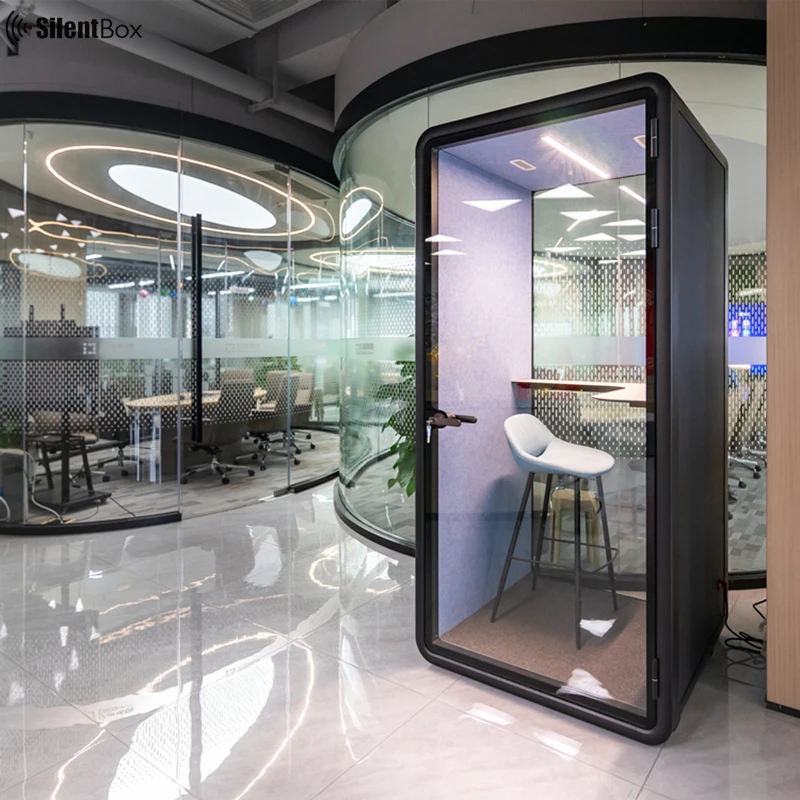Single pods phone booth calling resting indoor office pods Power Supply Systems Ventilation Comfortable Space