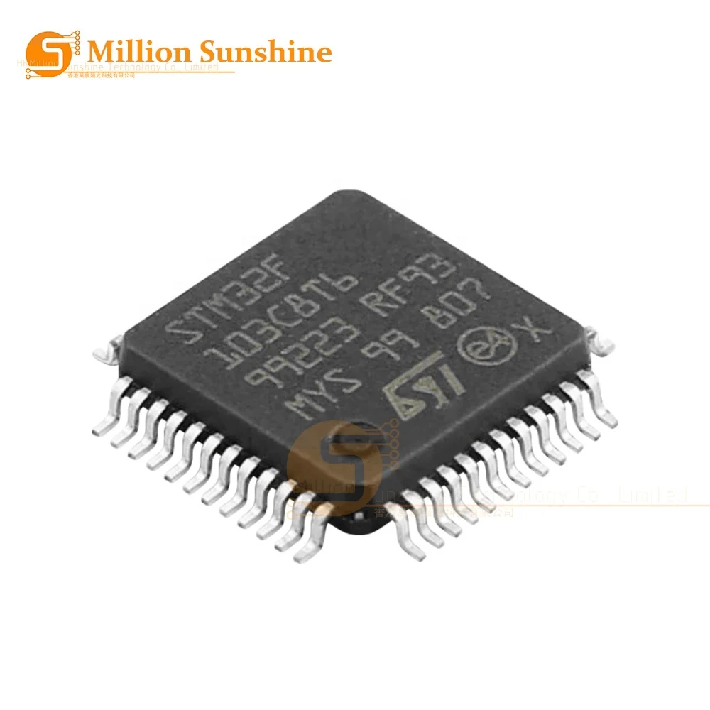 Original STM32F103C8T6 STM32F103 GD32F103C8T6 LQFP48 New LQFP- 48 microcontroller chip, ARM development board embedded