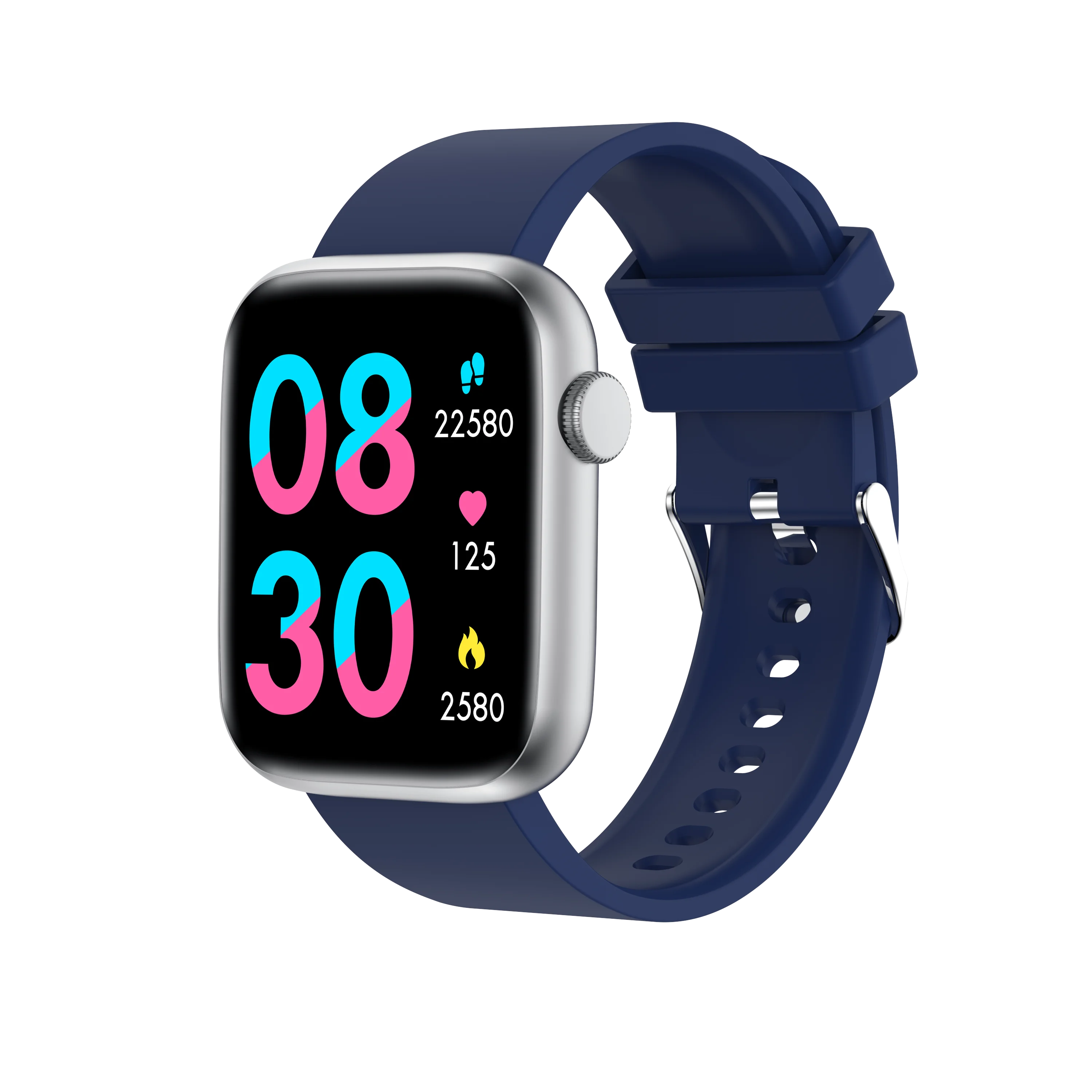 Sports Call Health Fitness Tracker Smart Watch 1.83-inch 240*284 Da Fit Heart Rate Blood Pressure Blood Oxygen Wristwatches