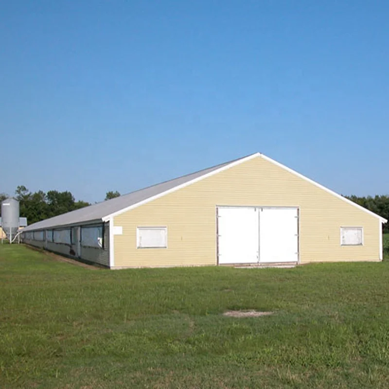 Cheap Steel Industrial Commercial Poultry Farm In Malaysia For Free Range Broiler Chicken House