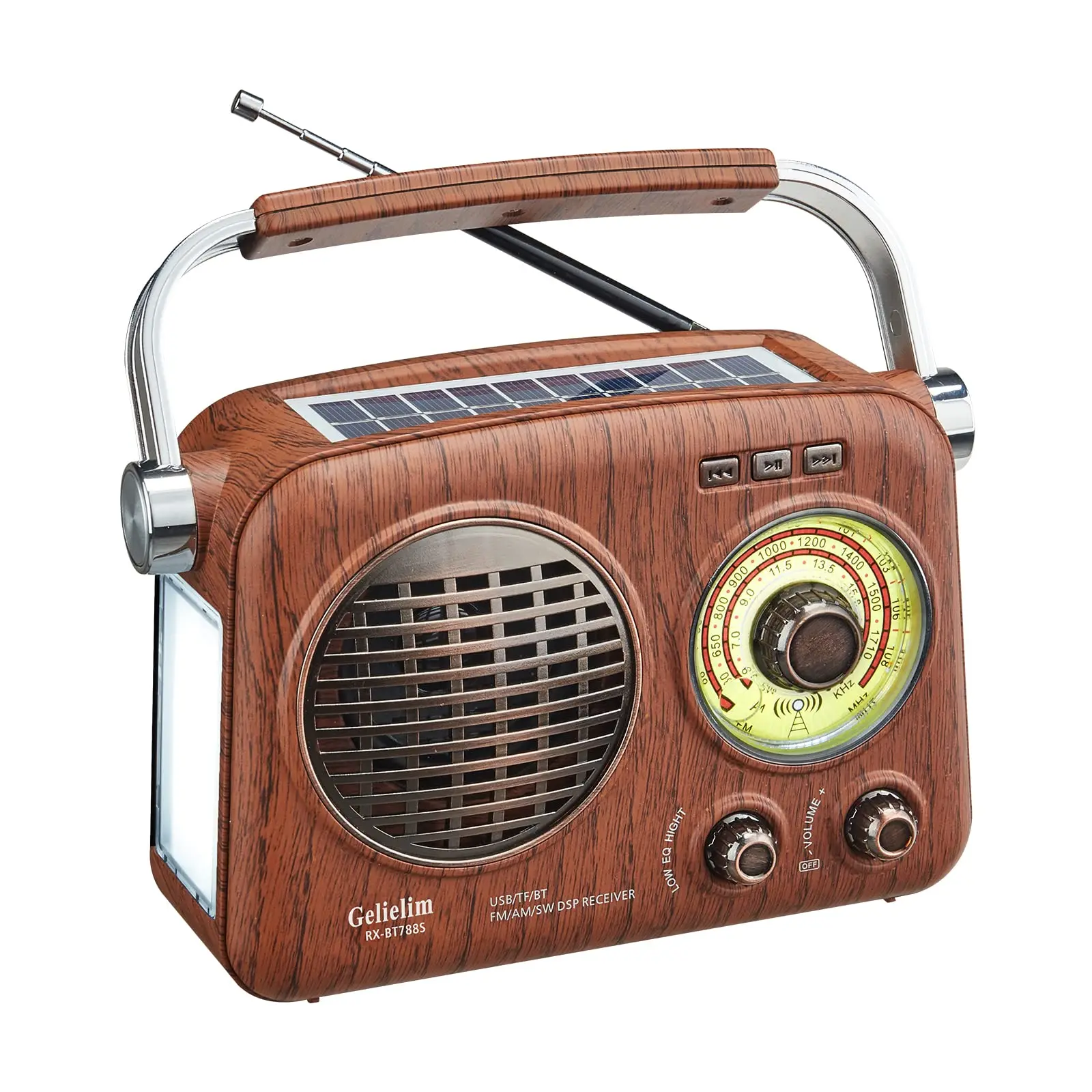 Vofull Hot New Design Small Transistor Portable Am Fm Portable Radio Black Shortwave Receiver Retro Radio