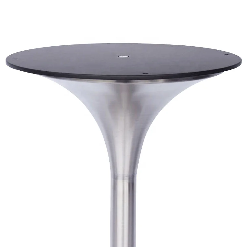 Wholesale trumpet brushed table leg stainless steel base dining table tulip table base