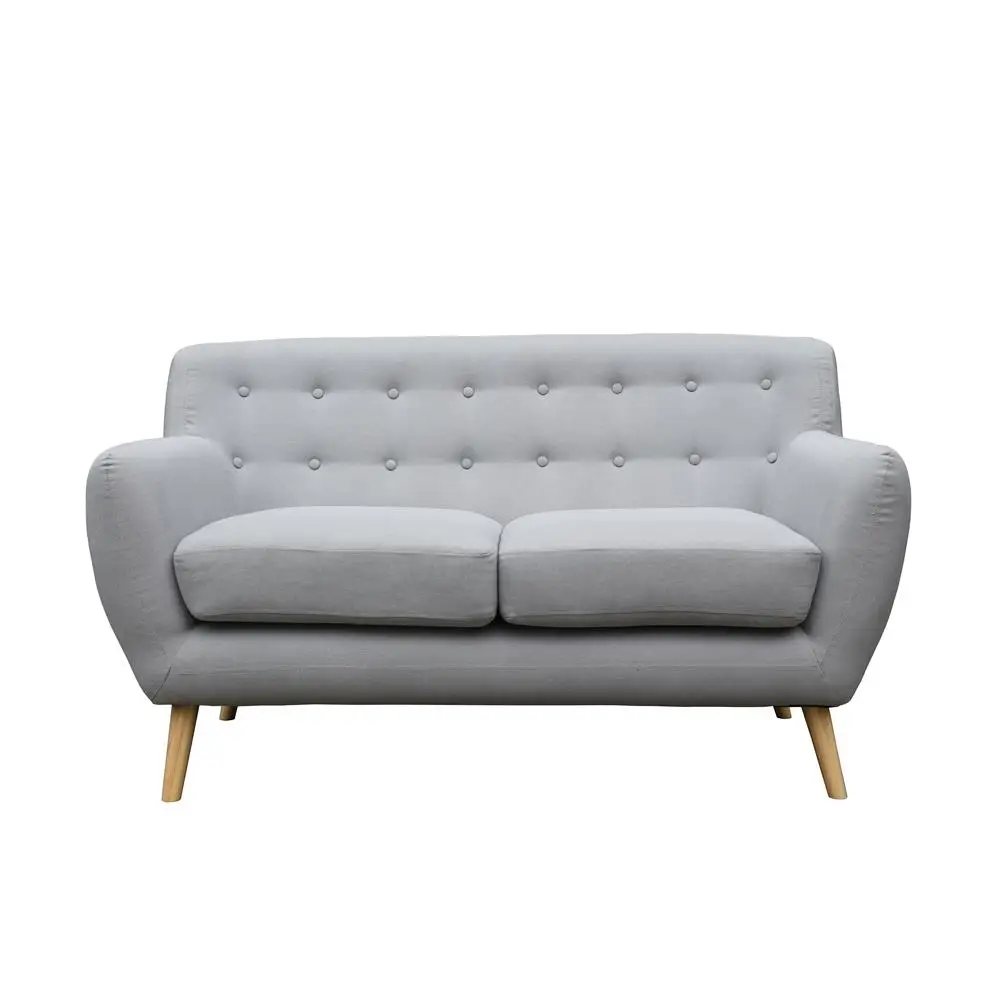 2 Seater Wooden Frame Fabric Sofa