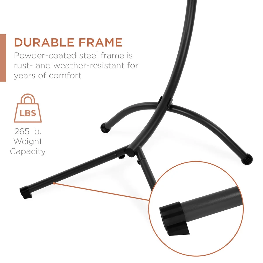 Danlong Hanging Curved Chaise Garden Furniture Outdoor Swing Chair Modern Design Cradle Patio Swing Chair