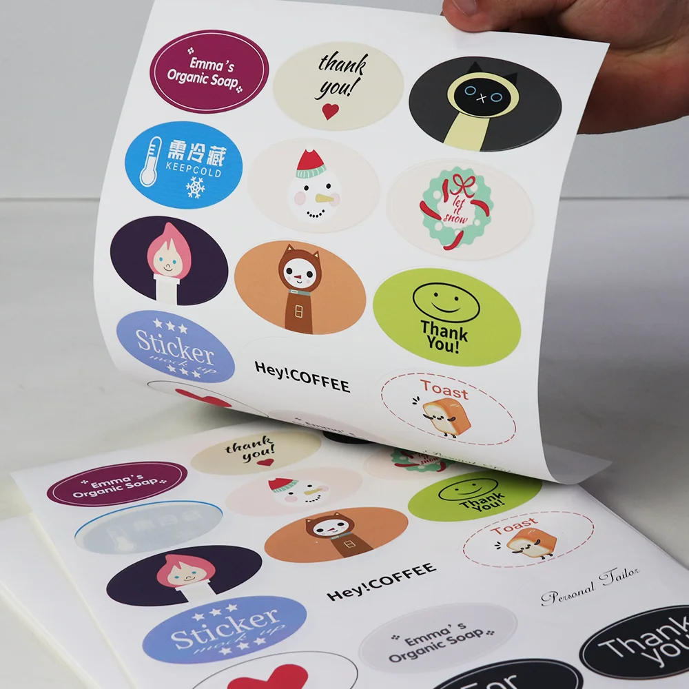 waterproof  printing brightly inkjet & laser matte PP for DIY household label sticker