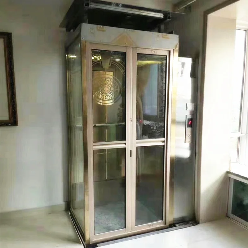 Cheap hydraulic home elevator for two floors three floors two stories elevator residential elevator lift max height 11m