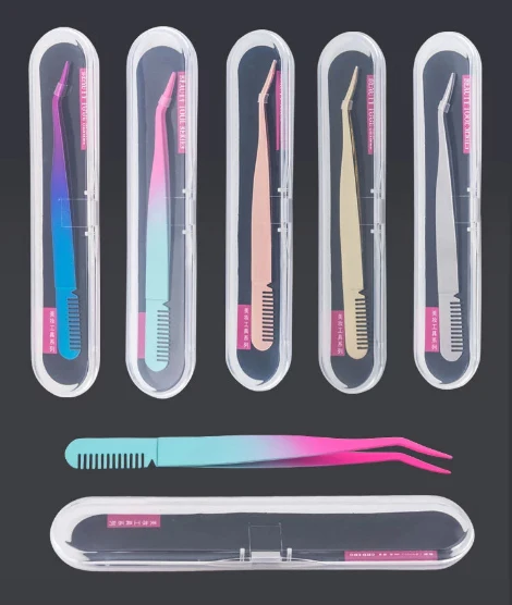  Beauty cosmetics tools makeup brush make up set LED Mirror eyelash tweezers mirror led