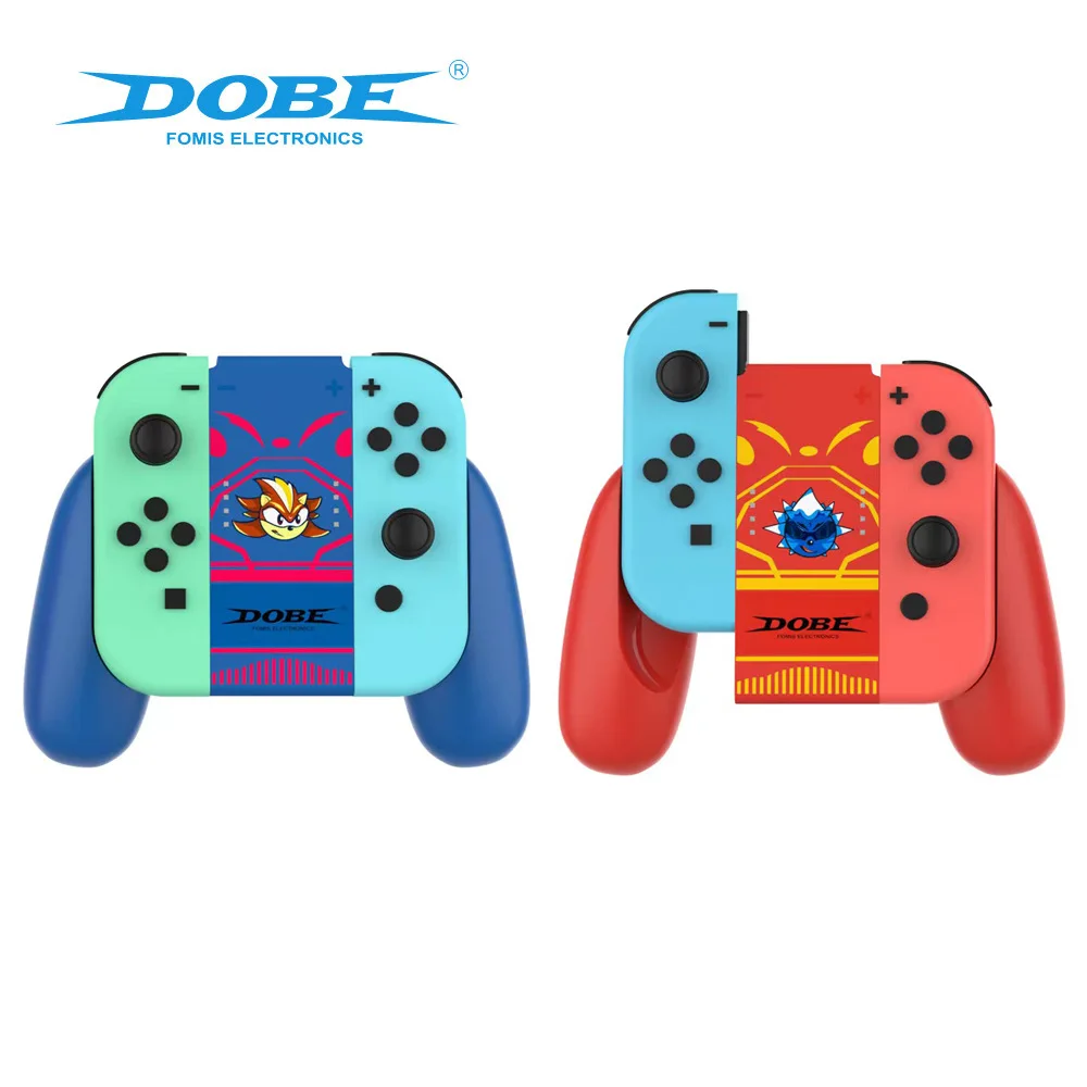 TNS-880 Charger Dock Holder For Switch OLED ABS Anti Slip Handheld Grip Gover Controller Protect Handle Grip