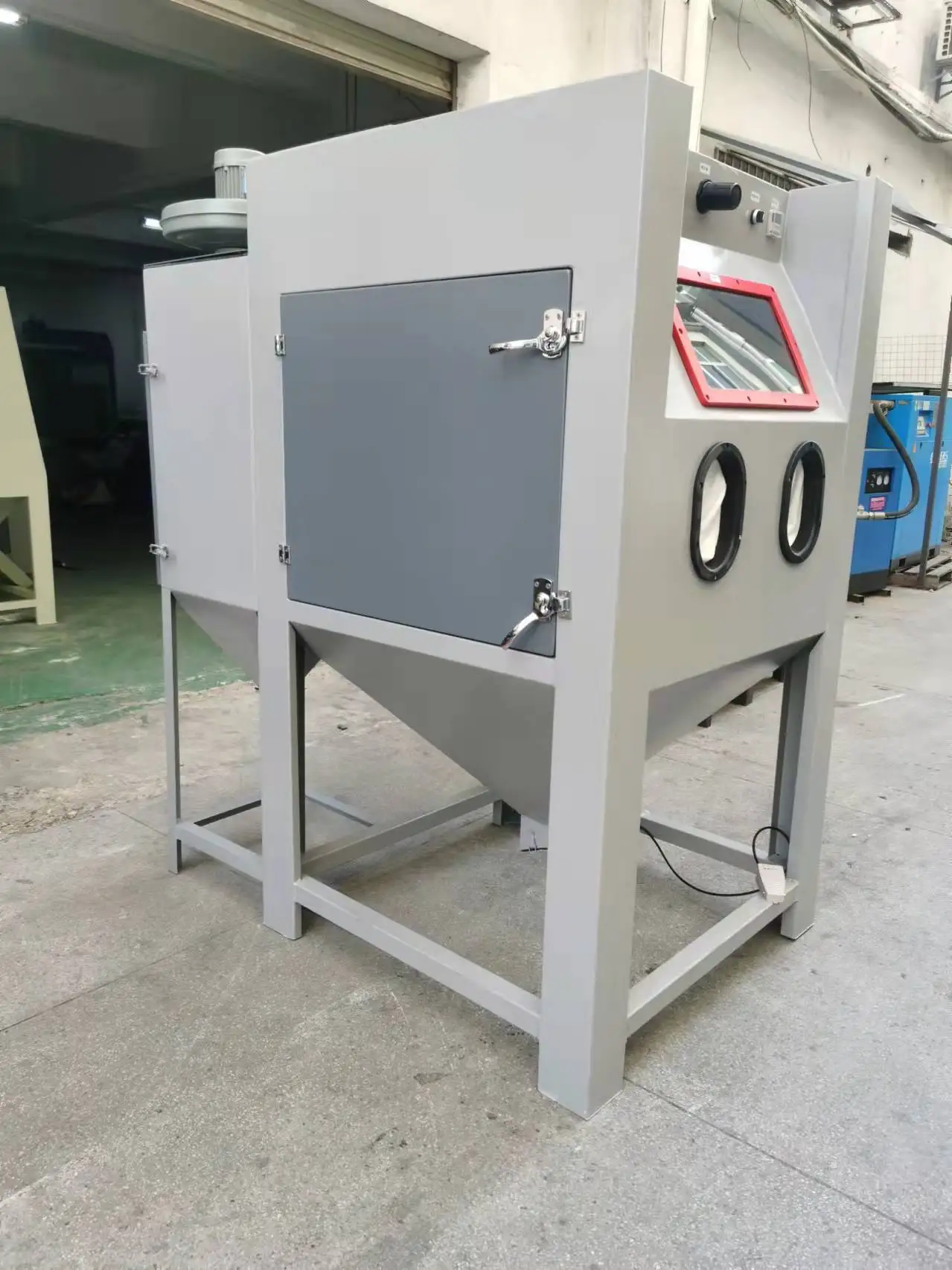 Wet Sand blasting Machine/Dry Blasting Cabinet/Manual Sand Blast deruster Equipment sandblasting derusting