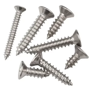 Factory supplier flat coarse thread self drilling 35x15mm silicon bronze wood screws