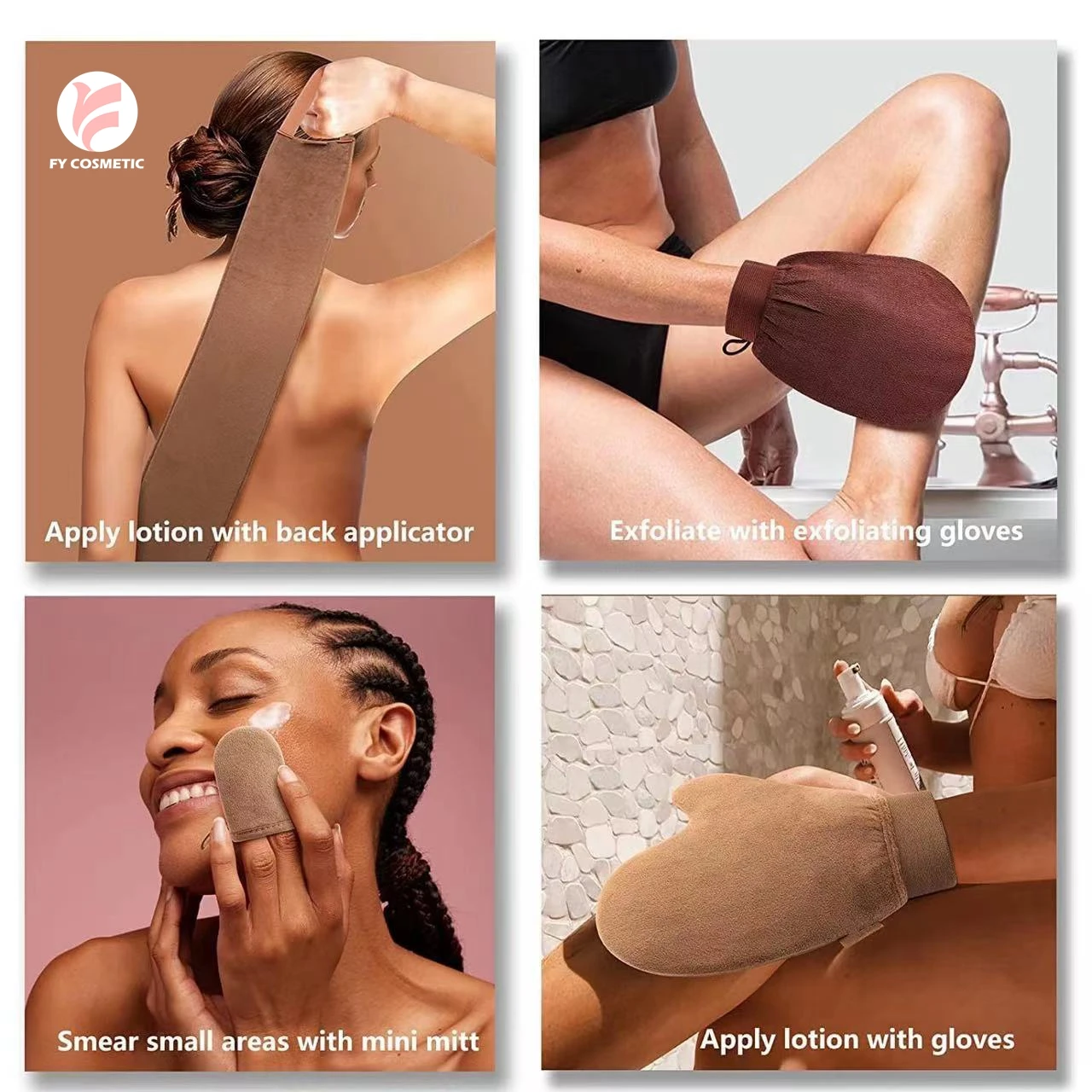 Vegan Tan Mitt Self Deluxe Autobrontan Applicator Smooth&Flawless Finish Body Tanner Glove For the Perfect Fake Tan