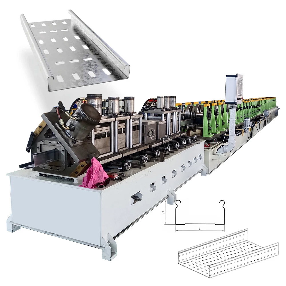 Cable Tray Roll Forming Production Line Cable Tray Forming Machine