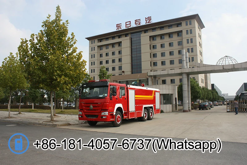 Good quality sinotruk howo 6x4 water foam high spraying fire truck 15000gallons