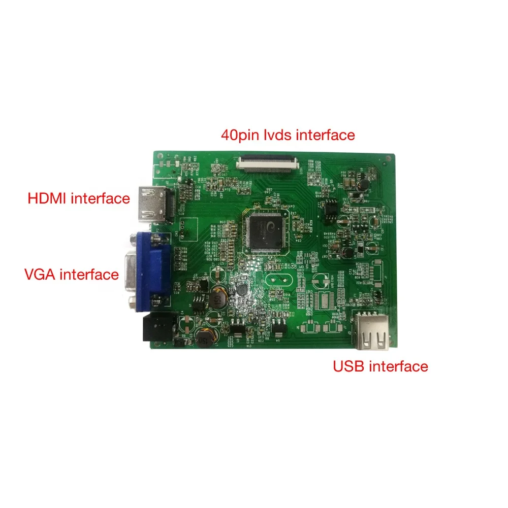 
hdmi to LVDS driver board for TFT-LCD screen display module controller board max up to1080P 