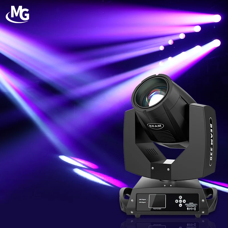DMX Control 7R 230W Beam Light Stage Moving Head Lights 230 Watt Sharpy Beam Light for Disco Stage Dj Night Club Wedding
