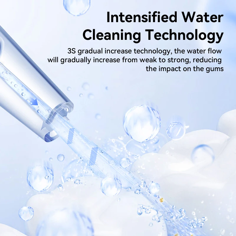 China Factory Direct APP Control Type-C Interface 2000mAh Large Capacity Battery 350ml mouth flosser water For Teeth Cleaning