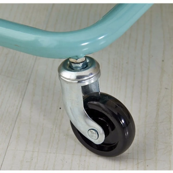 3 Tiers Home Furniture trolley with handle Metal Rolling Utility kitchen cart trolley island