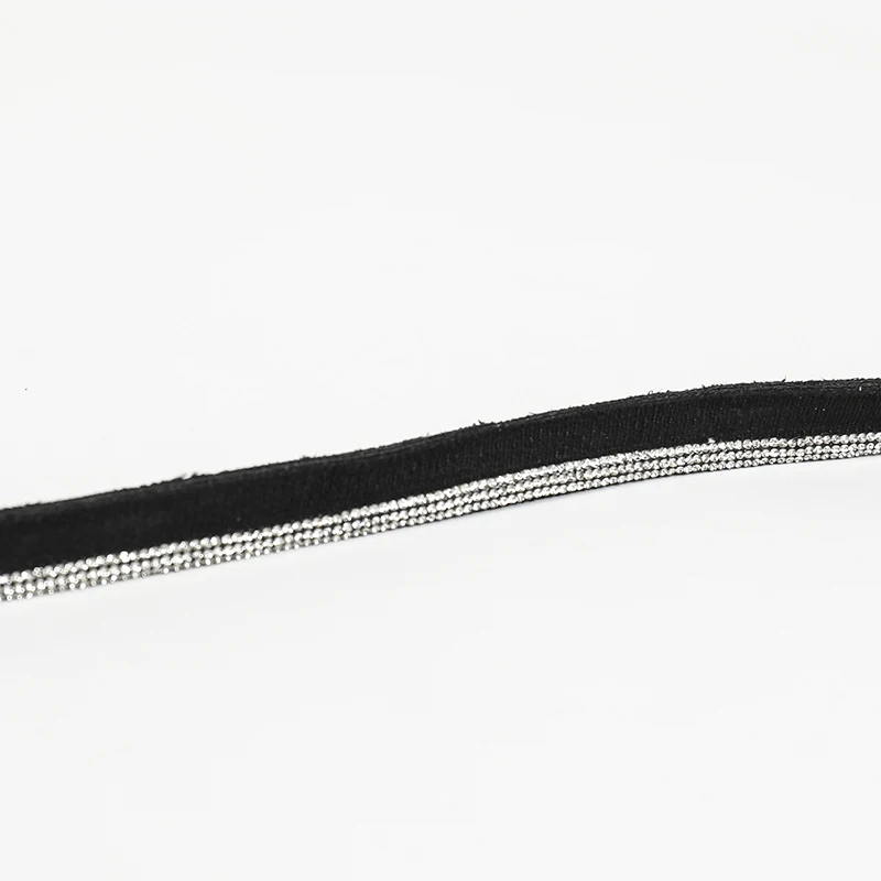 Global Best Seller SS6 Small Drill Half Rope Five Rows DIY Crystal Rhinestone Strip Clothing Shoes Hats Accessories Shoe Hooks
