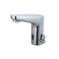 Manufacturer Deck mounted Hot Cold water brass Automatic Touchless bathroom sensor tap