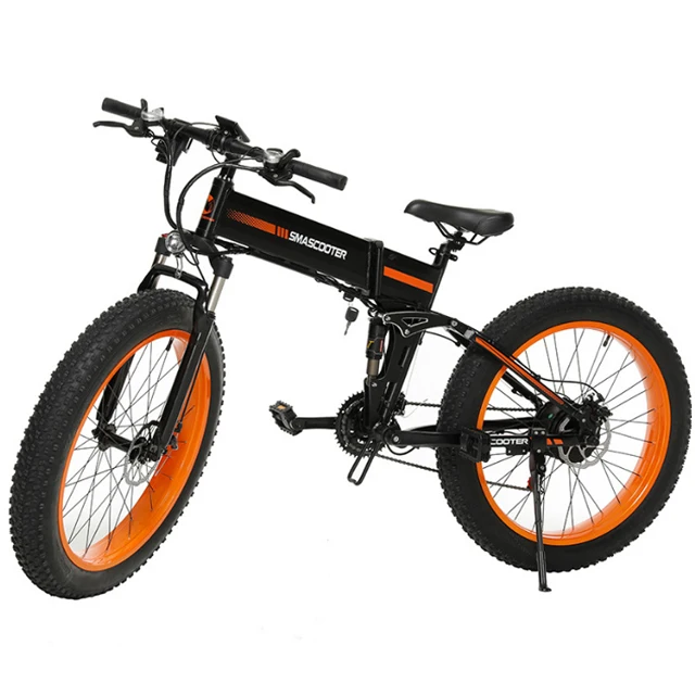 26 inch foldable fat tire electric bike bicycle 1000w ebike 48v e-bike