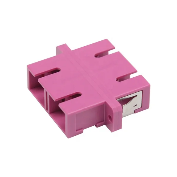 Factory China supplier product Duplex Simplex  Quad LC adapters plastic ,fiber optical adapter,optical fiber flange