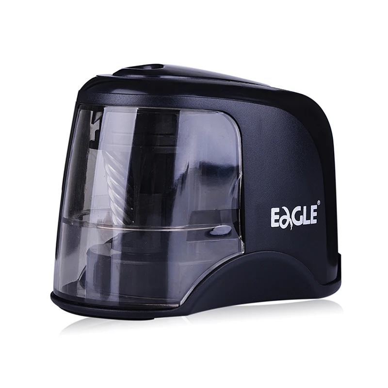 EAGLE Auto Electric Pencil Sharpener Safe Steel Alloy Rotary Blade Use for Artists Kids Adults Colored Pencils E5121