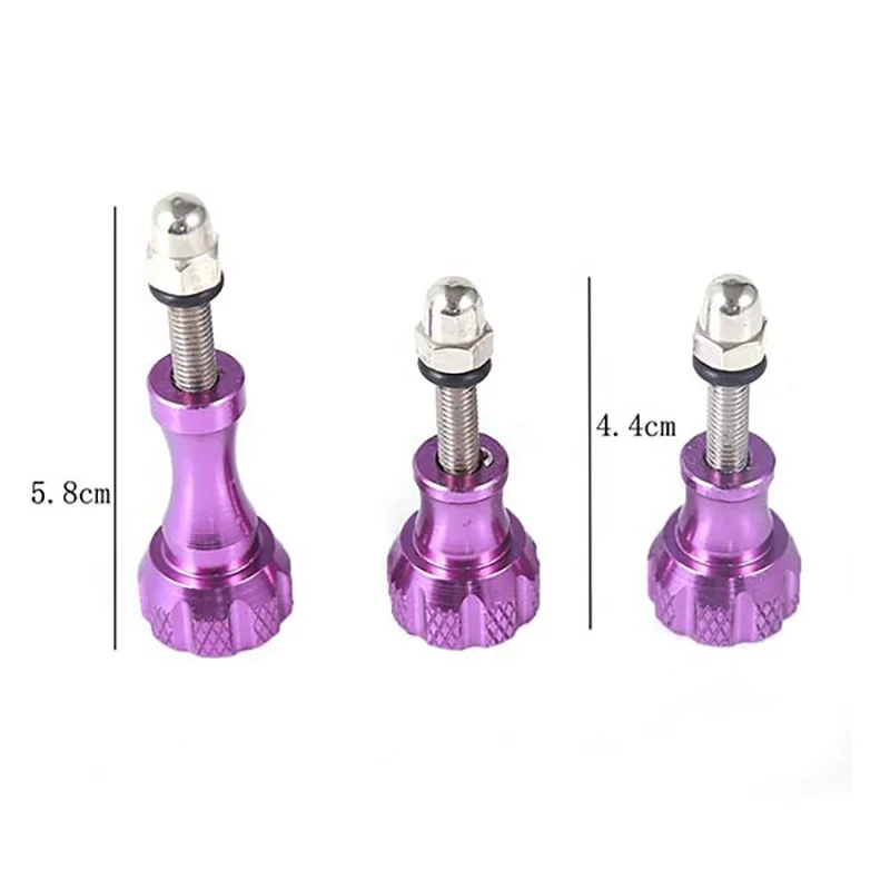 
Aluminum Tool Thumb Knob Bolt Screw Set for GoPro Hero Cameras Aluminum Thumb Knob Bolt Nut Screw Kit for GoPro 