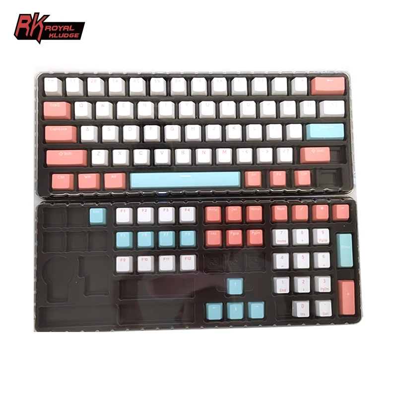 Игровая механическая клавиатура Royal Kludge RK100 с 100 клавишами на заказ rk double shot